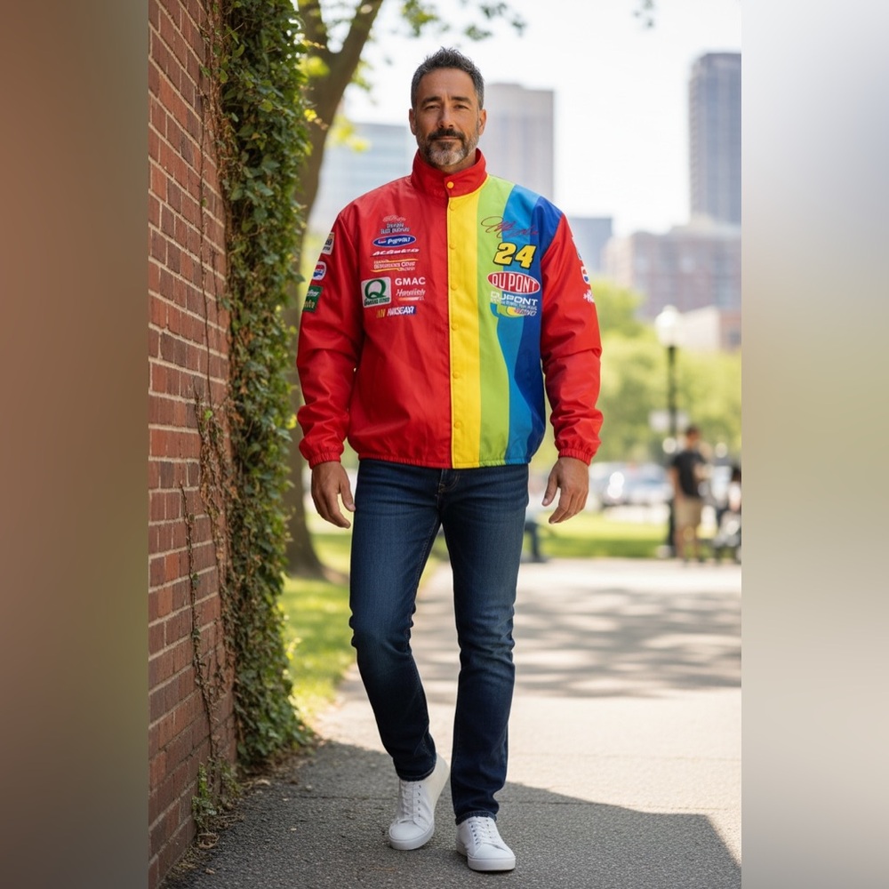 Jeff Gordon 90s DuPont Racing  Jacket XL